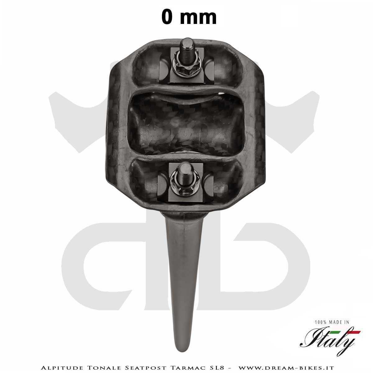 Alpitude Tonale Reggisella Carbon Aero Ultraleggero per Specialized Tarmac SL8 da 88 gr.