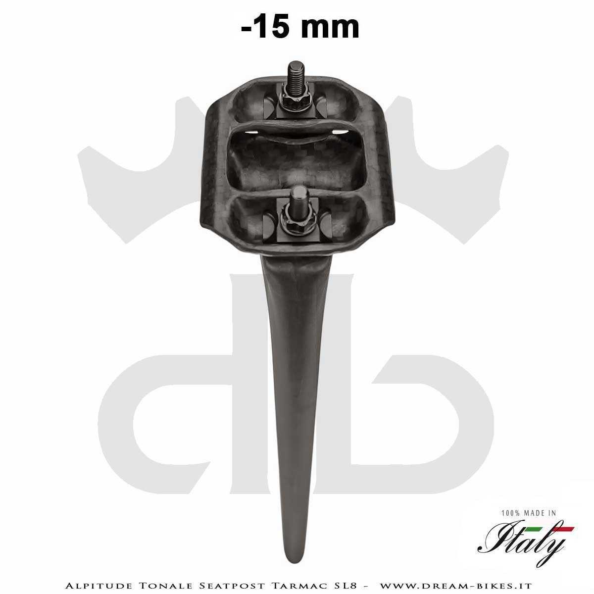 Alpitude Tonale Ultralight Carbon Aero Seatpost for Specialized Tarmac SL8 from 88 gr.
