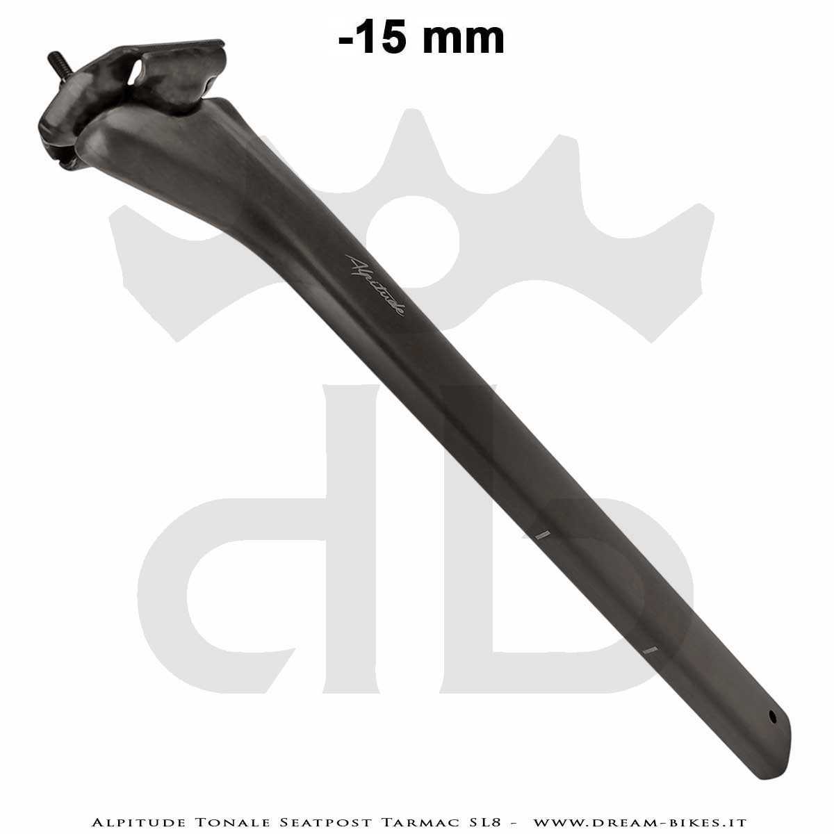 Alpitude Tonale Reggisella Carbon Aero Ultraleggero per Specialized Tarmac SL8 da 88 gr.