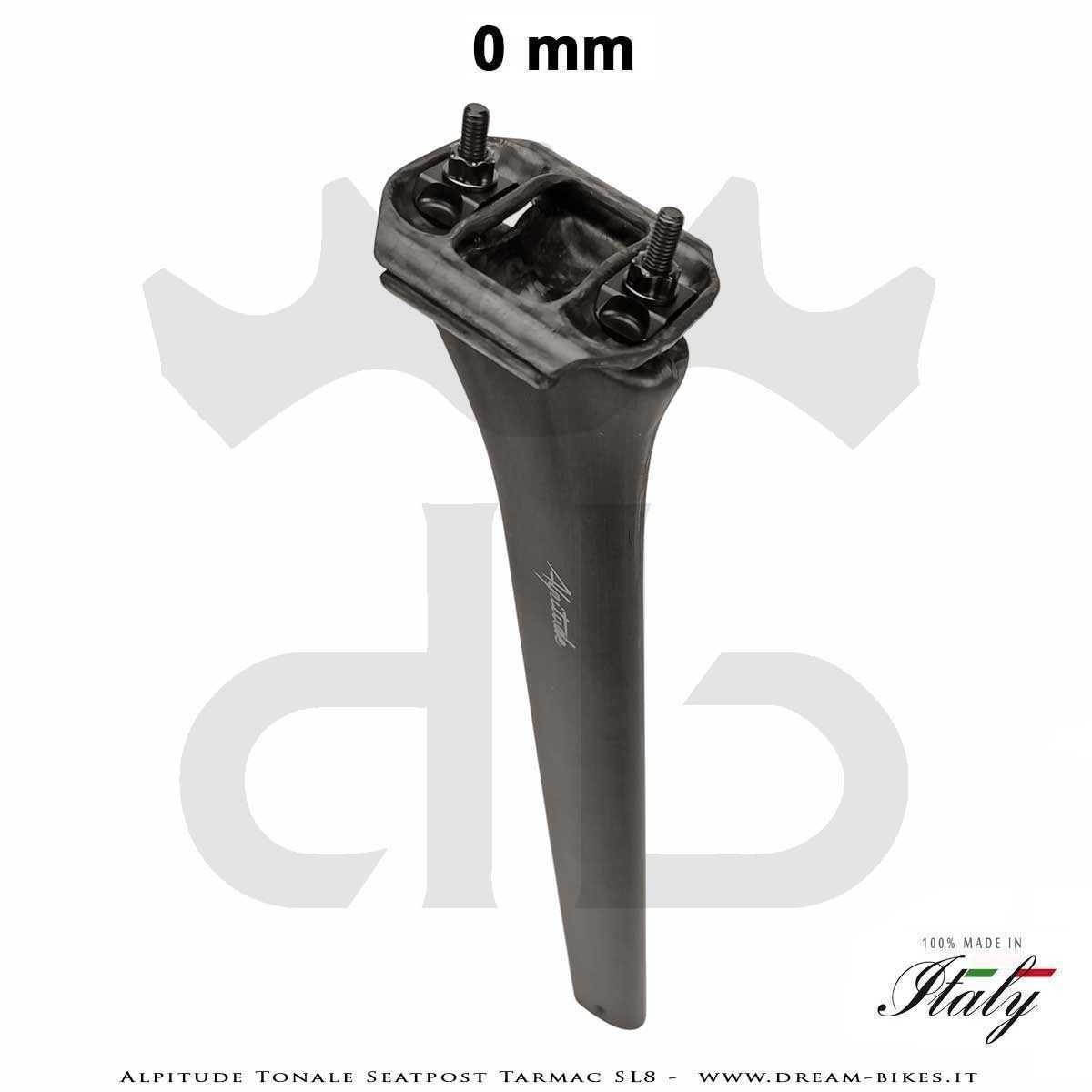 Alpitude Tonale Ultralight Carbon Aero Seatpost for Specialized Tarmac SL8 from 88 gr.