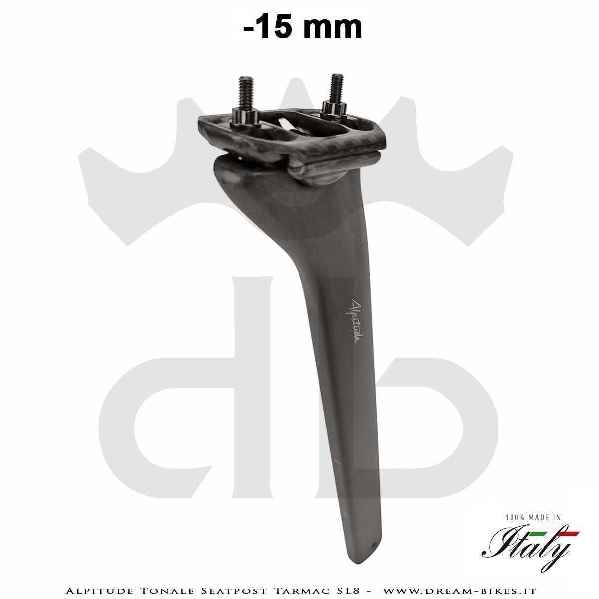 Alpitude Tonale Ultralight Carbon Aero Seatpost for Specialized Tarmac SL8 from 88 gr.