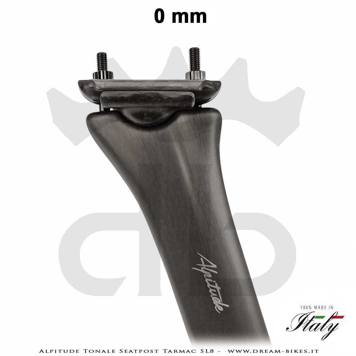 Alpitude Tonale Ultralight Carbon Aero Seatpost for Specialized Tarmac SL8 from 88 gr.