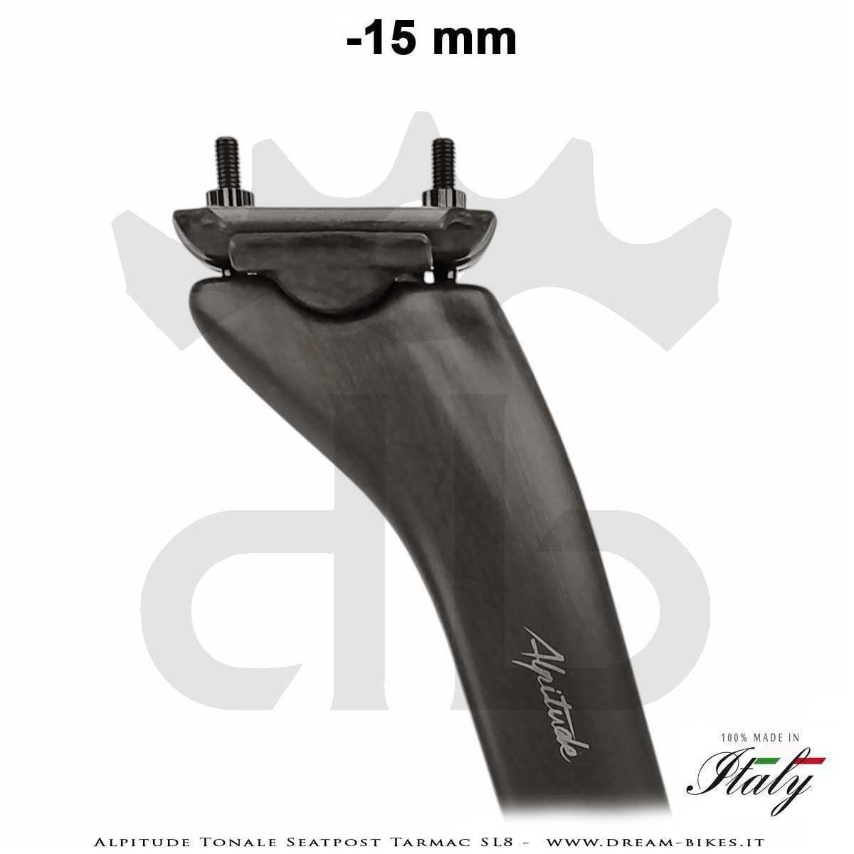 Alpitude Tonale Reggisella Carbon Aero Ultraleggero per Specialized Tarmac SL8 da 88 gr.