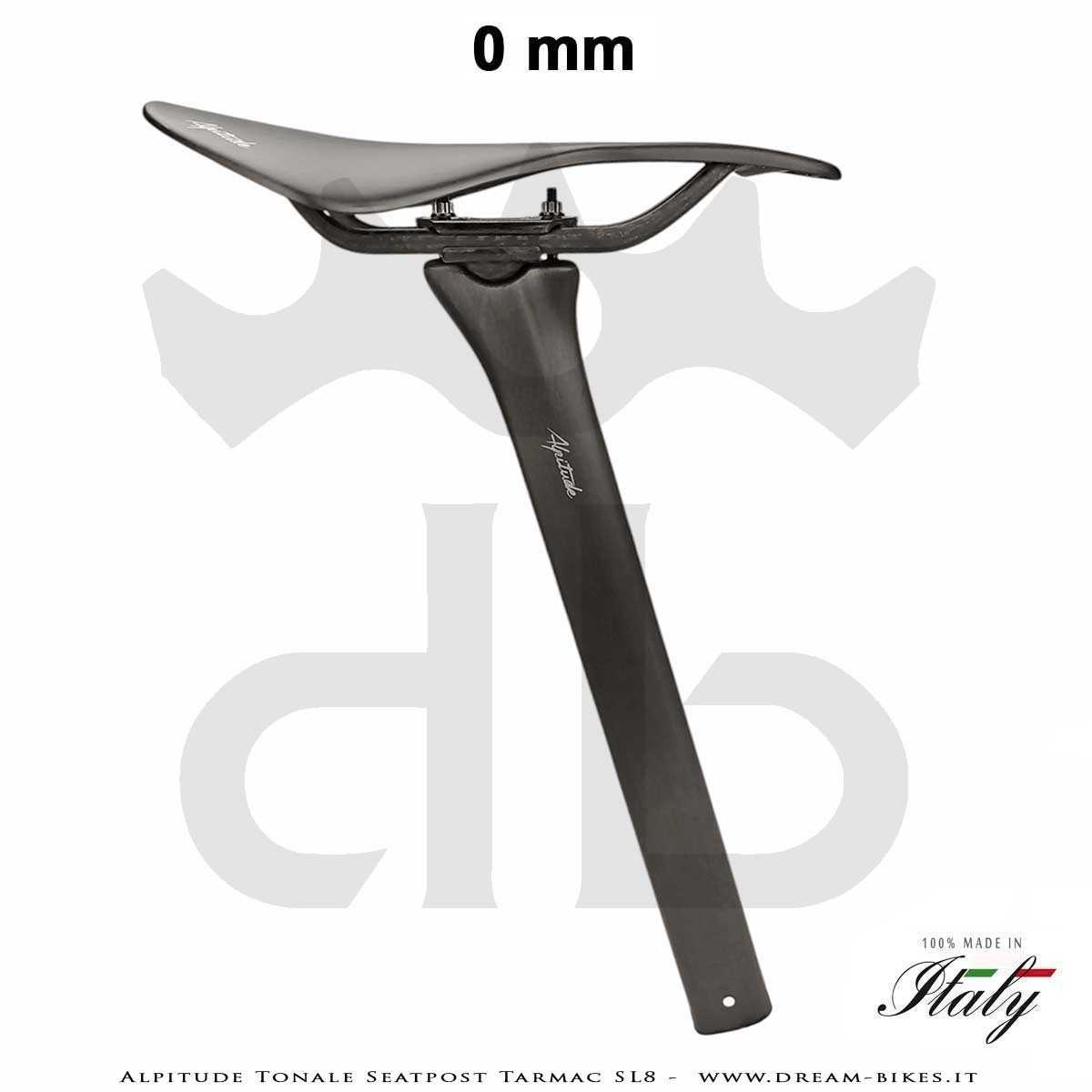 Alpitude Tonale Reggisella Carbon Aero Ultraleggero per Specialized Tarmac SL8 da 88 gr.