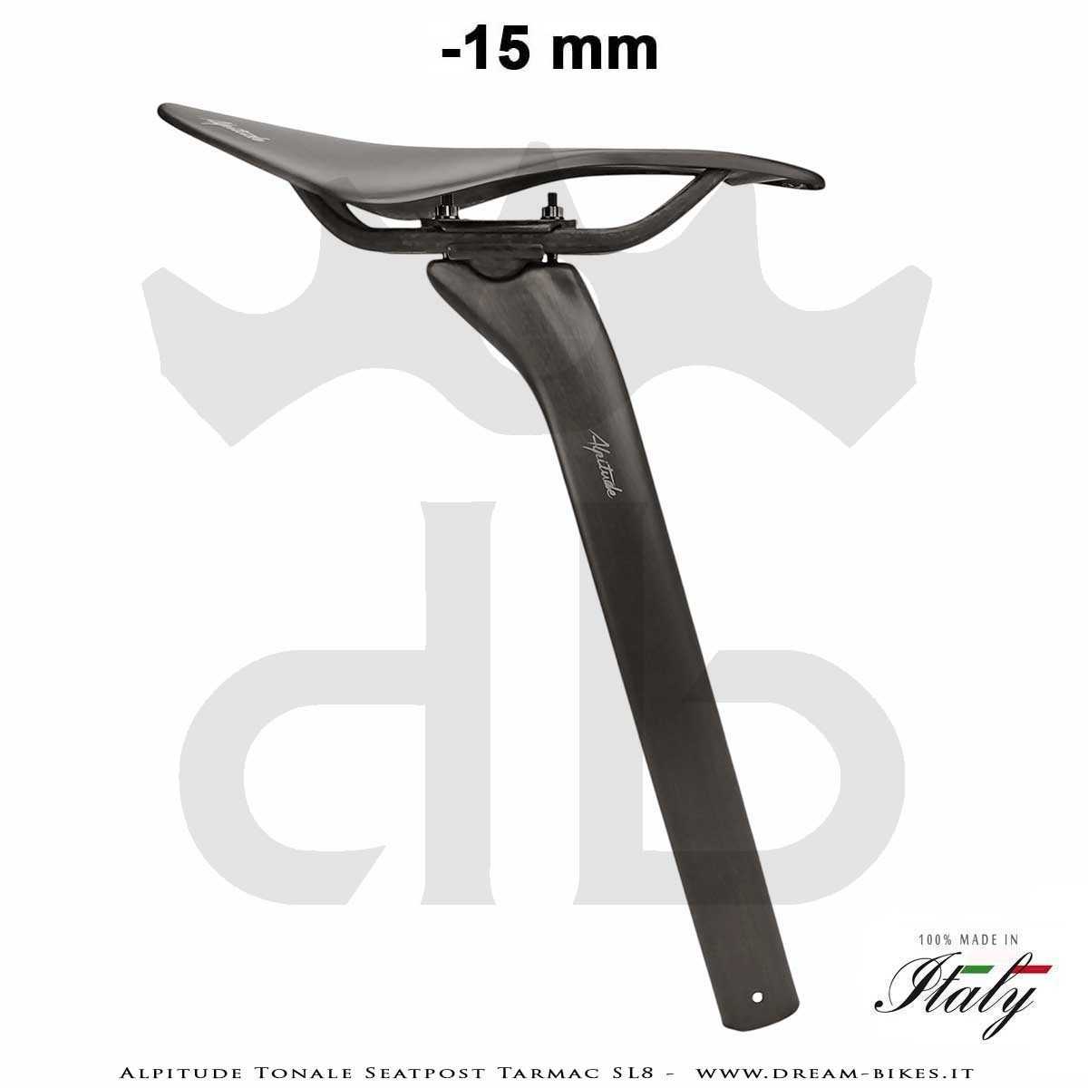 Alpitude Tonale Reggisella Carbon Aero Ultraleggero per Specialized Tarmac SL8 da 88 gr.