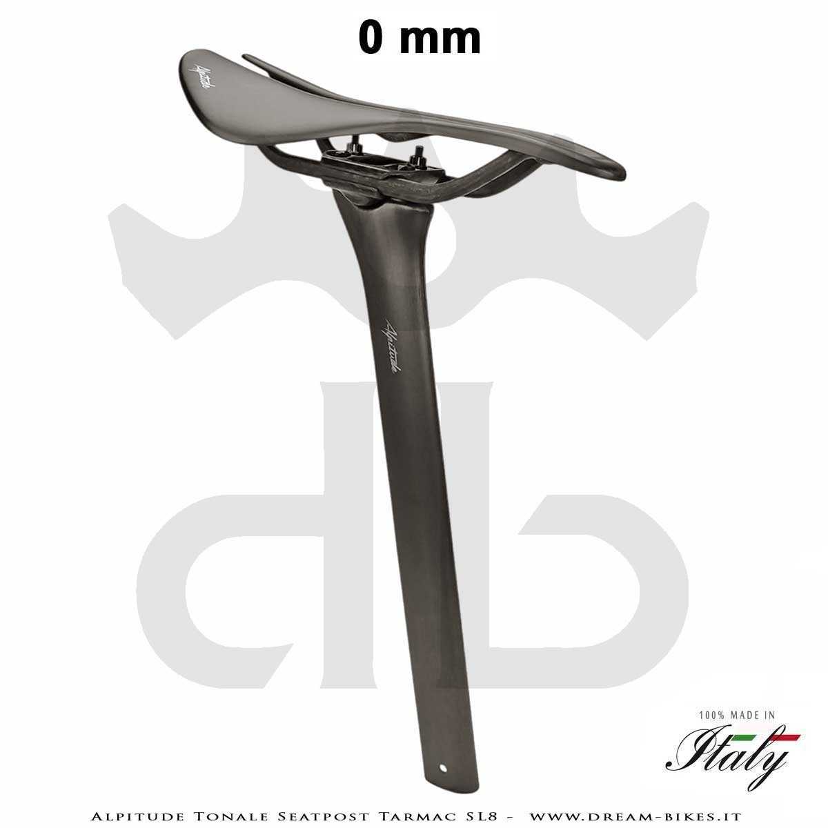 Alpitude Tonale Ultralight Carbon Aero Seatpost for Specialized Tarmac SL8 from 88 gr.
