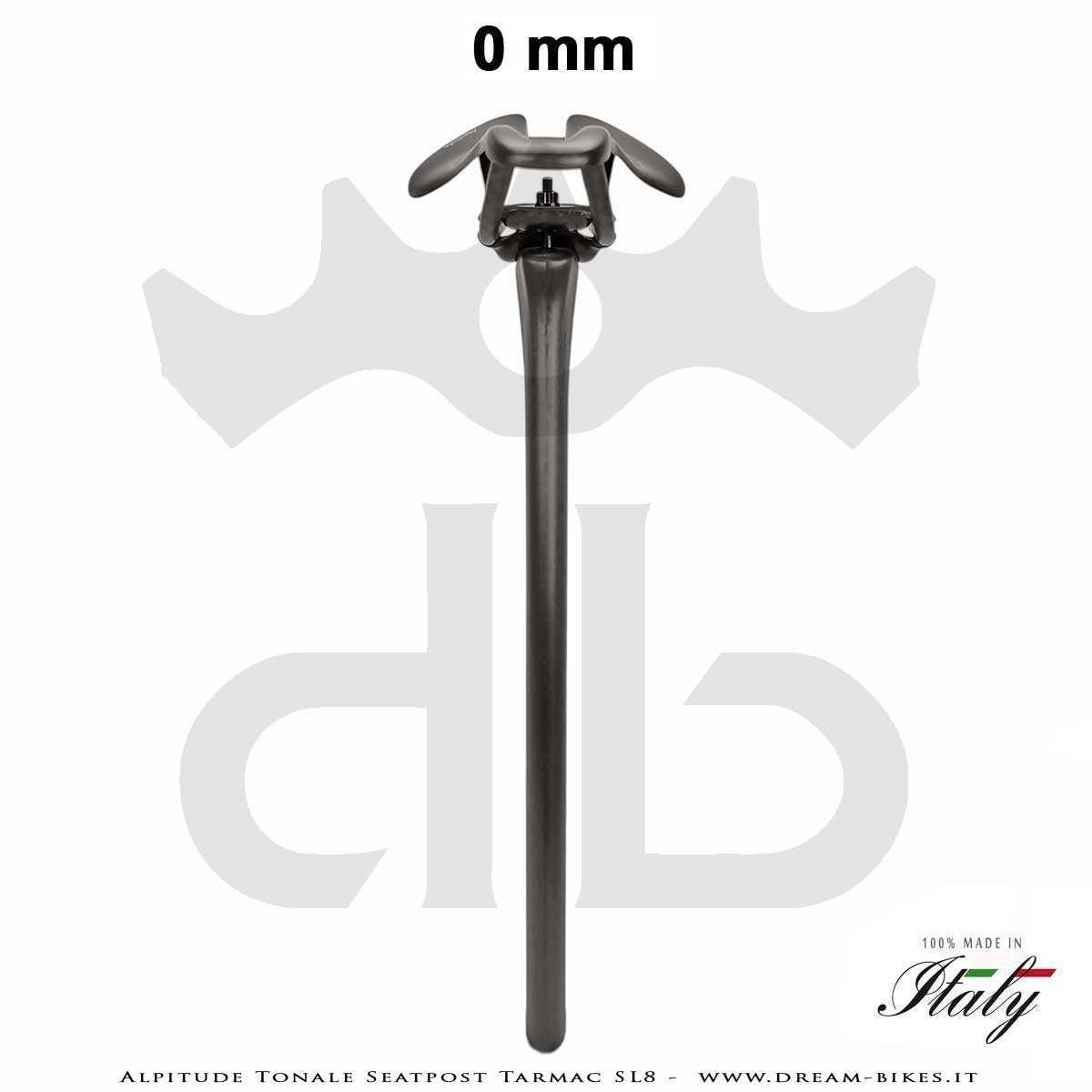Alpitude Tonale Ultralight Carbon Aero Seatpost for Specialized Tarmac SL8 from 88 gr.