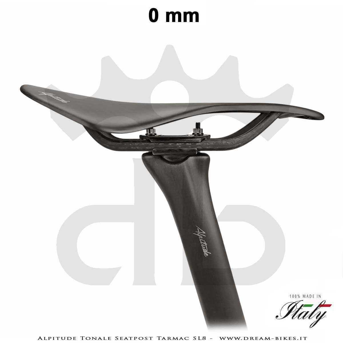 Alpitude Tonale Ultralight Carbon Aero Seatpost for Specialized Tarmac SL8 from 88 gr.