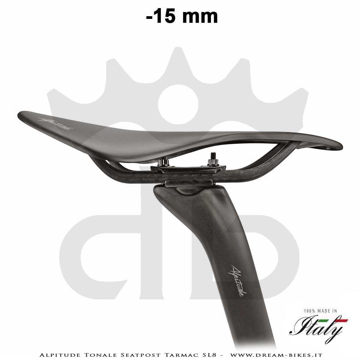 Alpitude Tonale Ultralight Carbon Aero Seatpost for Specialized Tarmac SL8 from 88 gr.