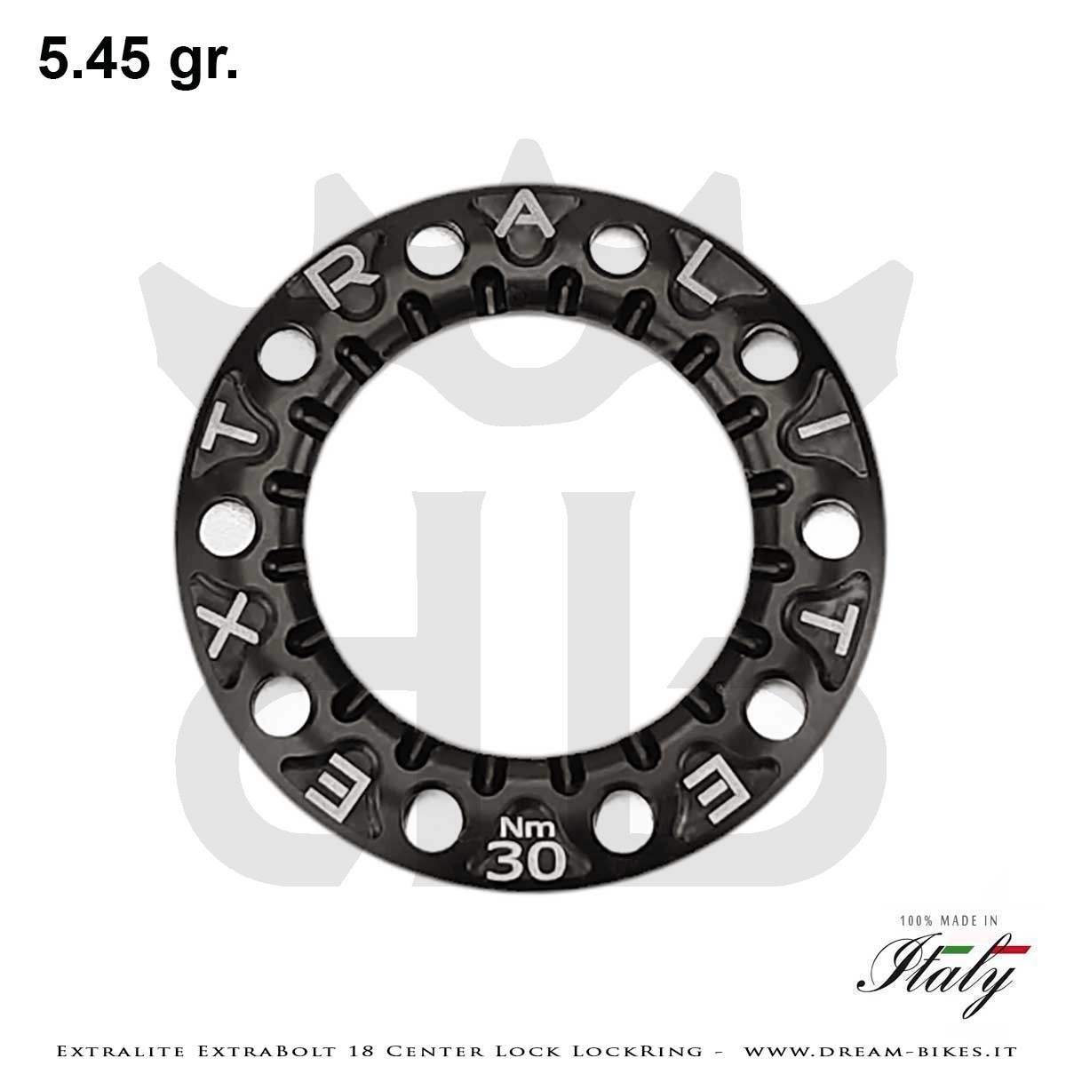 Extralite ExtraBolt 18 Ghiera Di Fissaggio Disco Freno Center Lock Ultraleggera 5.45 gr.