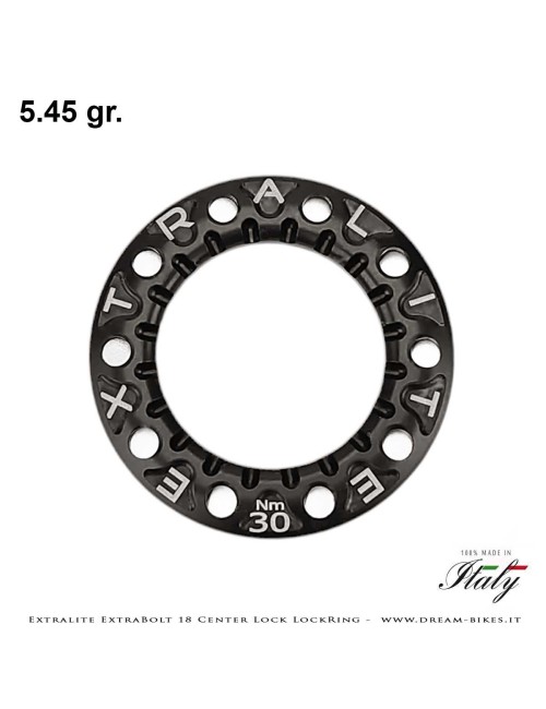 Extralite ExtraBolt 18 Ultralight Center Lock Disc Brake Rotor Locking Ring 5.45 gr.