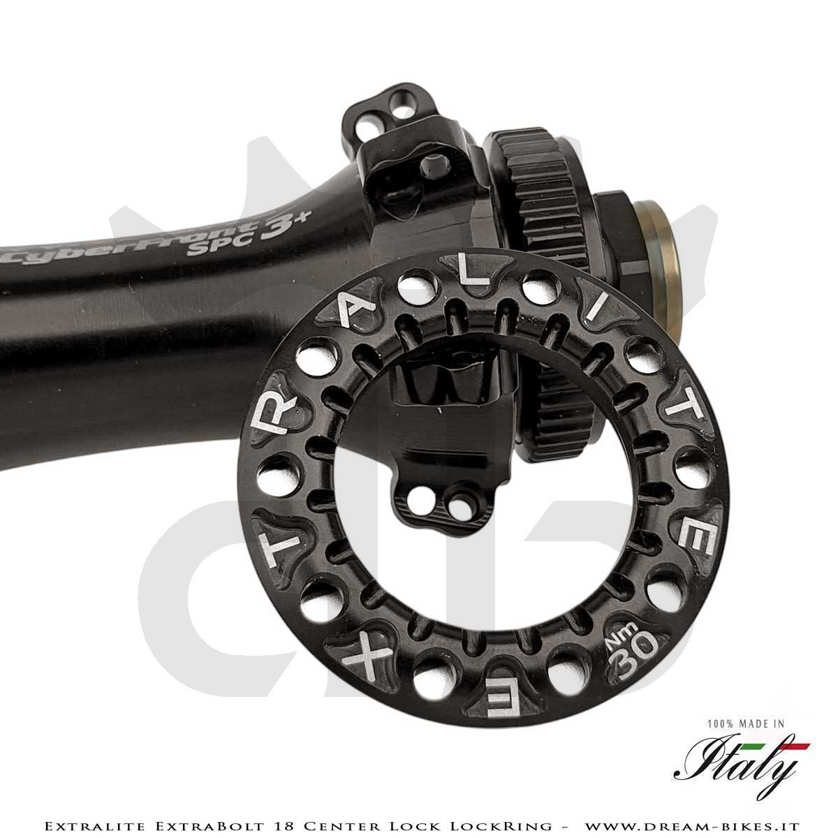 Extralite ExtraBolt 18 Ultralight Center Lock Disc Brake Rotor Locking Ring 5.45 gr.