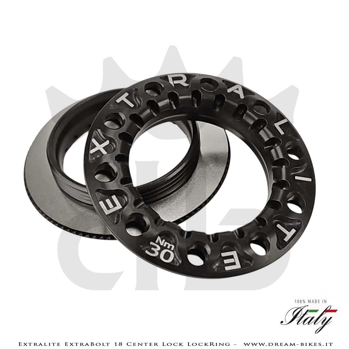 Extralite ExtraBolt 18 Ghiera Di Fissaggio Disco Freno Center Lock Ultraleggera 5.45 gr.