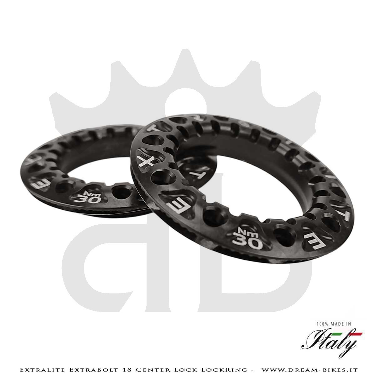 Extralite ExtraBolt 18 Ultralight Center Lock Disc Brake Rotor Locking Ring 5.45 gr.