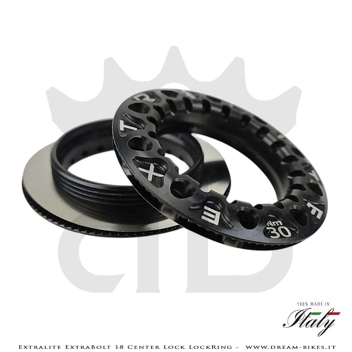 Extralite ExtraBolt 18 Ghiera Di Fissaggio Disco Freno Center Lock Ultraleggera 5.45 gr.