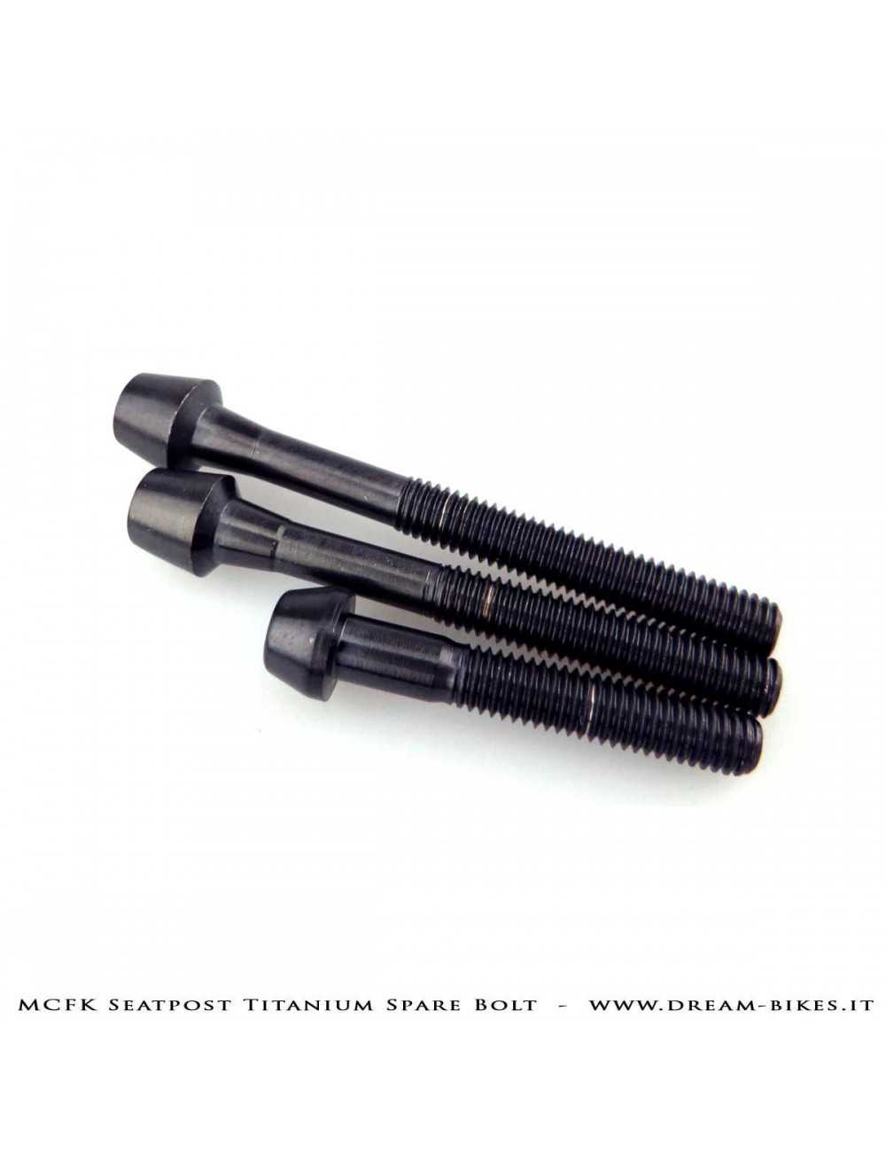 MCFK Seatpost Black Titanium Spare Bolts