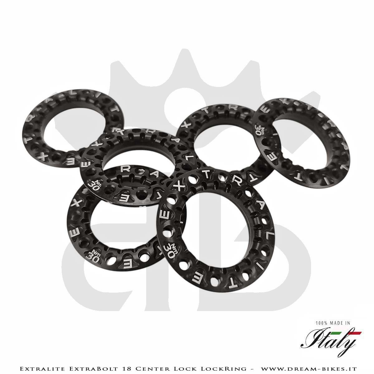 Extralite ExtraBolt 18 Ghiera Di Fissaggio Disco Freno Center Lock Ultraleggera 5.45 gr.