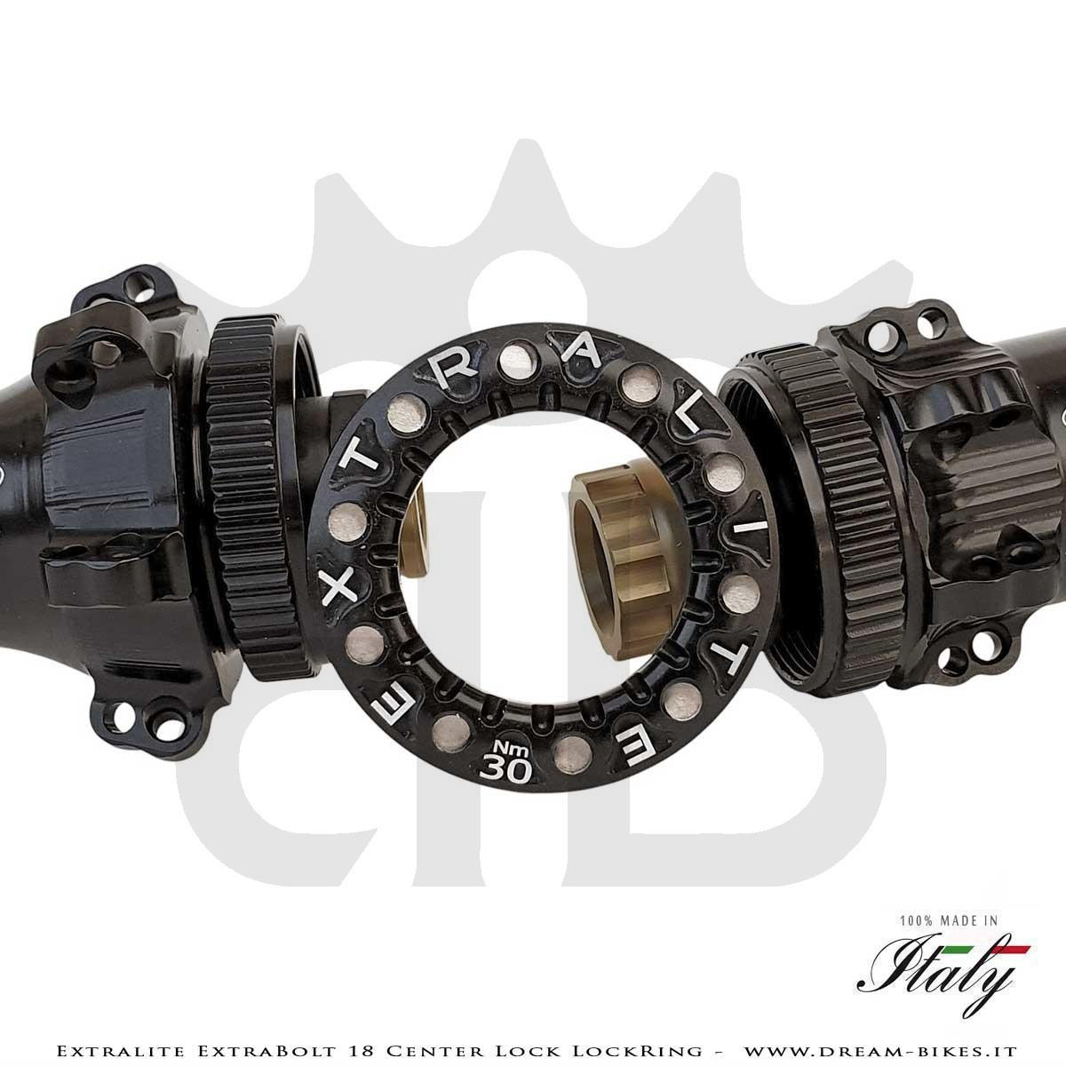 Extralite ExtraBolt 18 Ghiera Di Fissaggio Disco Freno Center Lock Ultraleggera 5.45 gr.