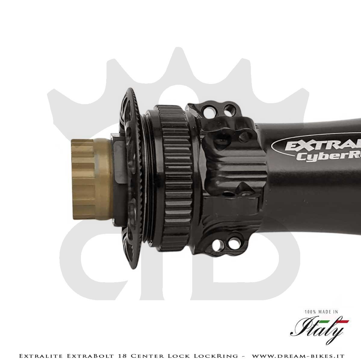 Extralite ExtraBolt 18 Ghiera Di Fissaggio Disco Freno Center Lock Ultraleggera 5.45 gr.