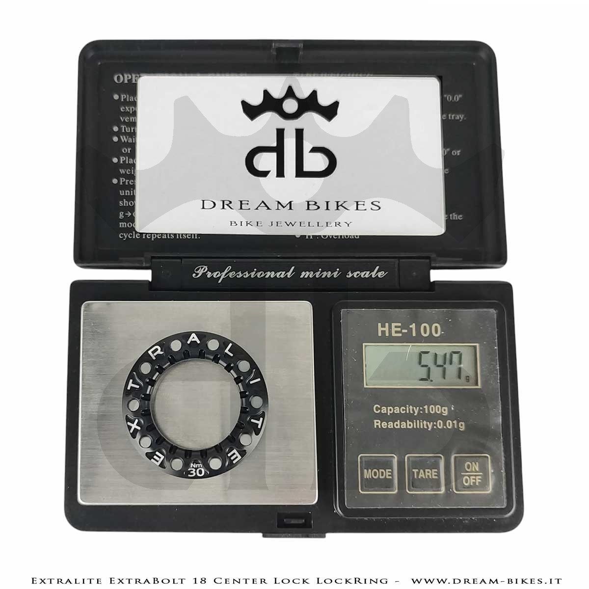 Extralite ExtraBolt 18 Ghiera Di Fissaggio Disco Freno Center Lock Ultraleggera 5.45 gr.