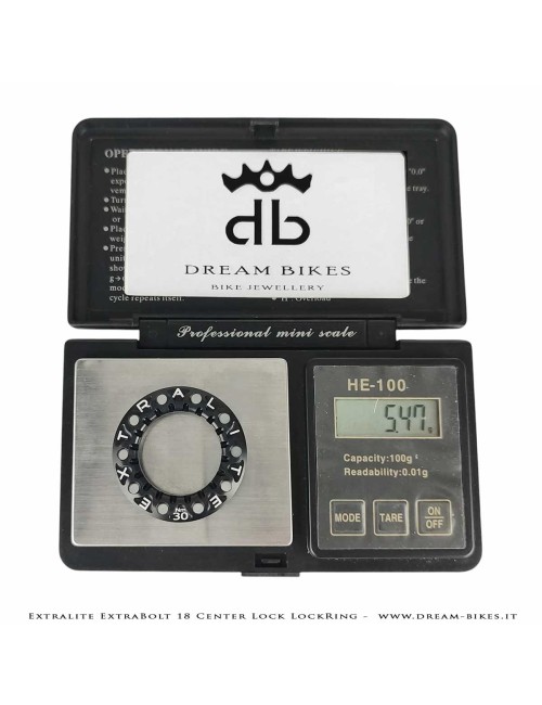 Extralite ExtraBolt 18 Ultralight Center Lock Disc Brake Rotor Locking Ring 5.45 gr.