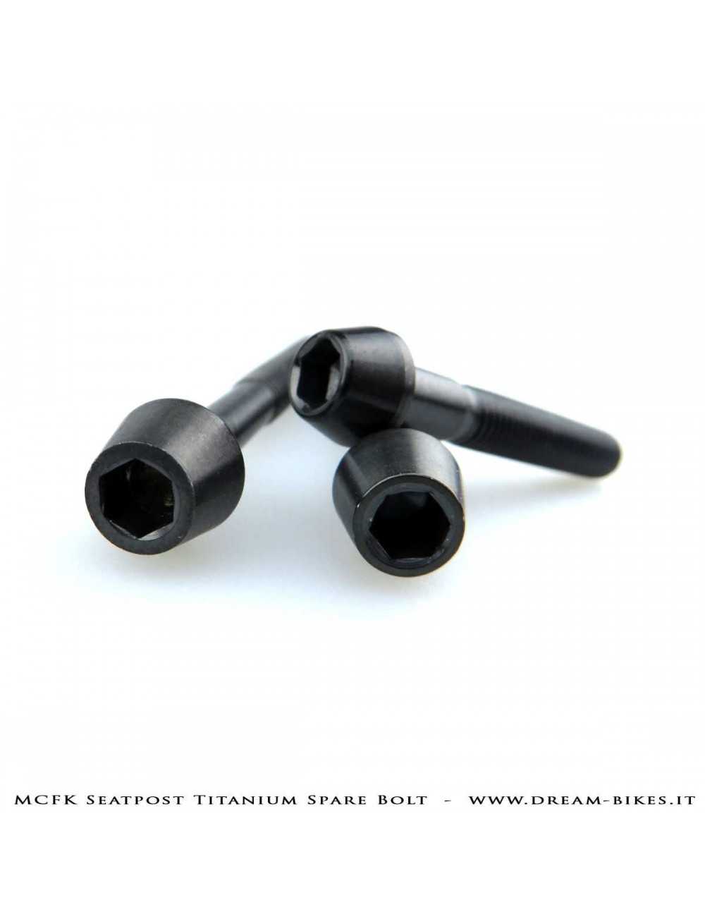 MCFK Seatpost Black Titanium Spare Bolts