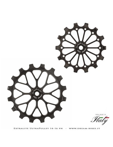 Extralite UltraPulley 14-16 PH Pulegge Cambio 14-16 Denti Ultraleggere Sram 12V AXS T-Type