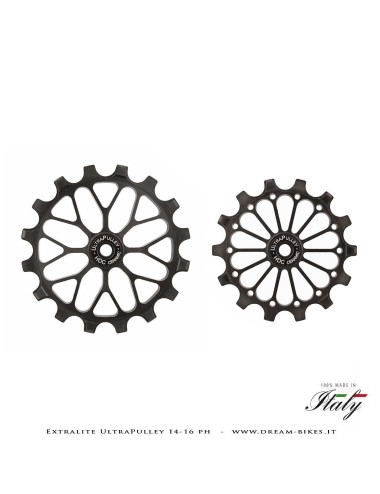 Extralite UltraPulley 14-16 PH Pulegge Cambio 14-16 Denti Ultraleggere Sram 12V AXS T-Type