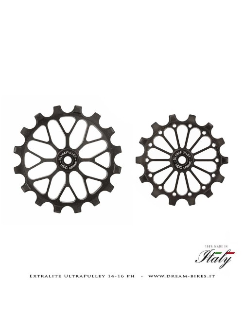 Extralite UltraPulley 14-16 PH Pulegge Cambio 14-16 Denti Ultraleggere Sram 12V AXS T-Type