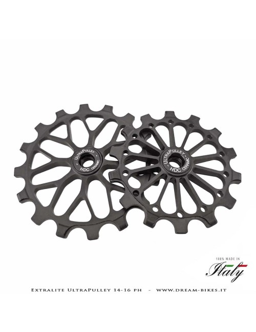 Extralite UltraPulley 14-16 PH Pulegge Cambio 14-16 Denti Ultraleggere Sram 12V AXS T-Type