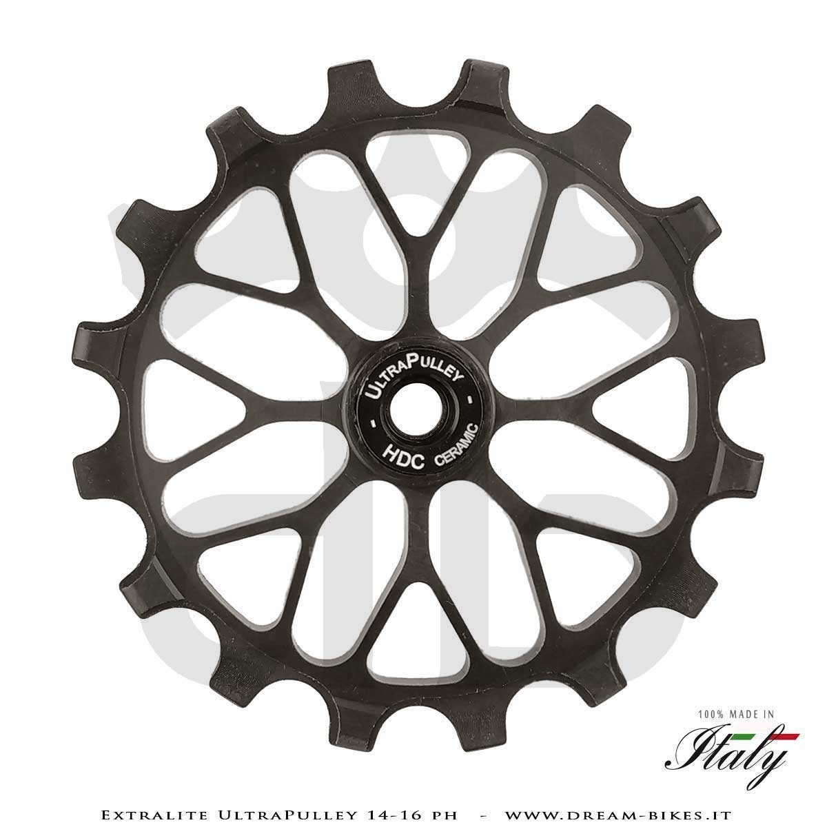 Extralite UltraPulley 14-16 PH Pulegge Cambio 14-16 Denti Ultraleggere Sram 12V AXS T-Type