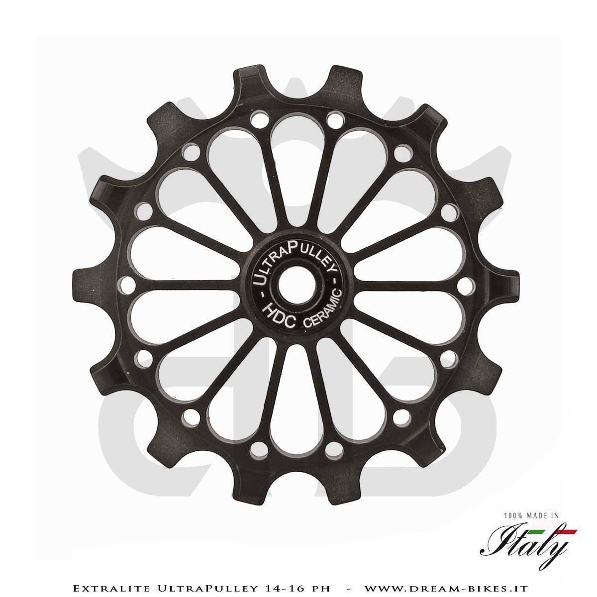 Extralite UltraPulley 14-16 PH Pulegge Cambio 14-16 Denti Ultraleggere Sram 12V AXS T-Type