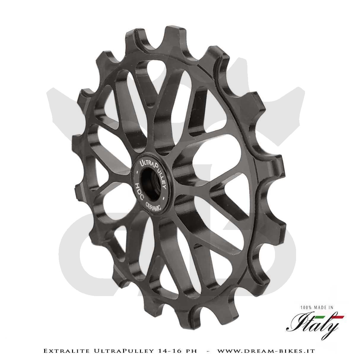 Extralite UltraPulley 14-16 PH Pulegge Cambio 14-16 Denti Ultraleggere Sram 12V AXS T-Type