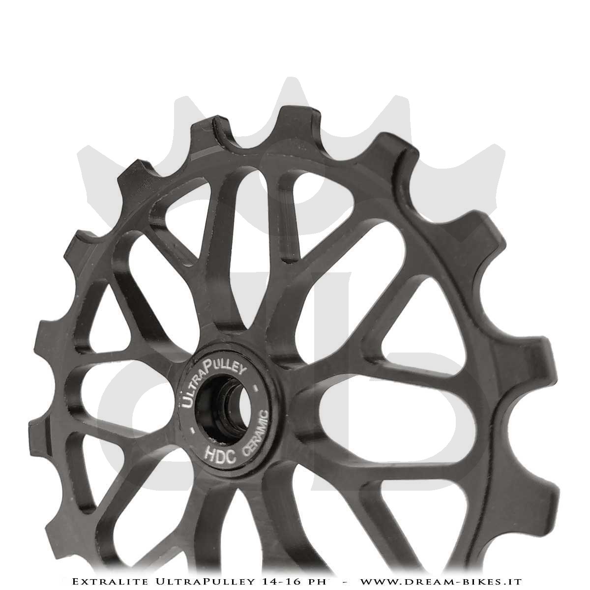 Extralite UltraPulley 14-16 PH Pulegge Cambio 14-16 Denti Ultraleggere Sram 12V AXS T-Type
