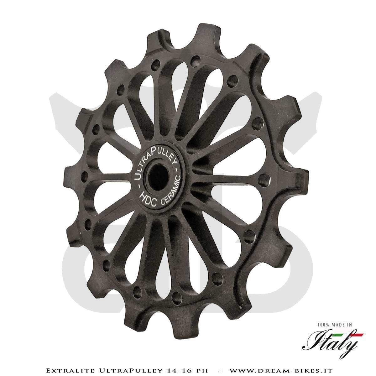 Extralite UltraPulley 14-16 PH Pulegge Cambio 14-16 Denti Ultraleggere Sram 12V AXS T-Type