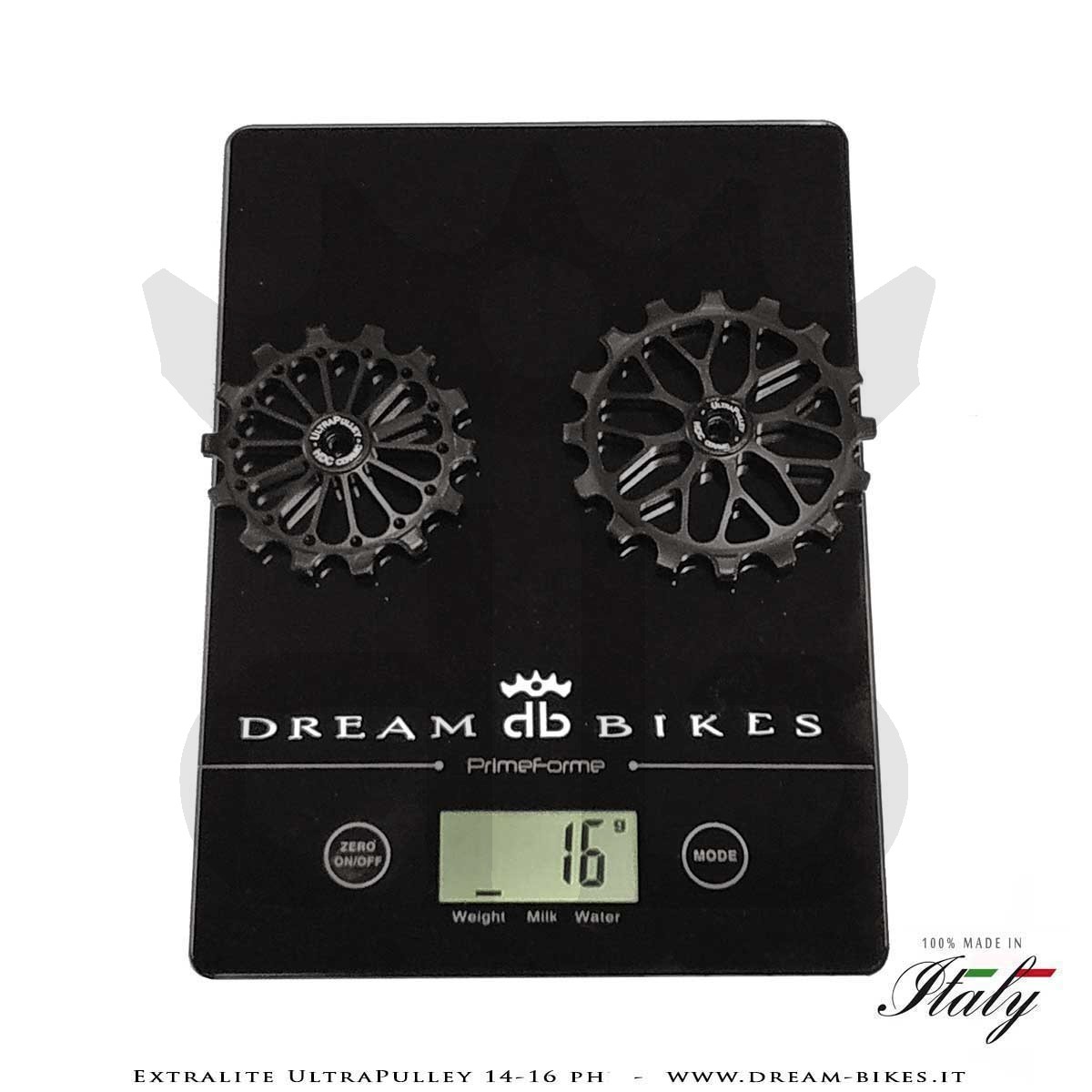 Extralite UltraPulley 14-16 PH Pulegge Cambio 14-16 Denti Ultraleggere Sram 12V AXS T-Type