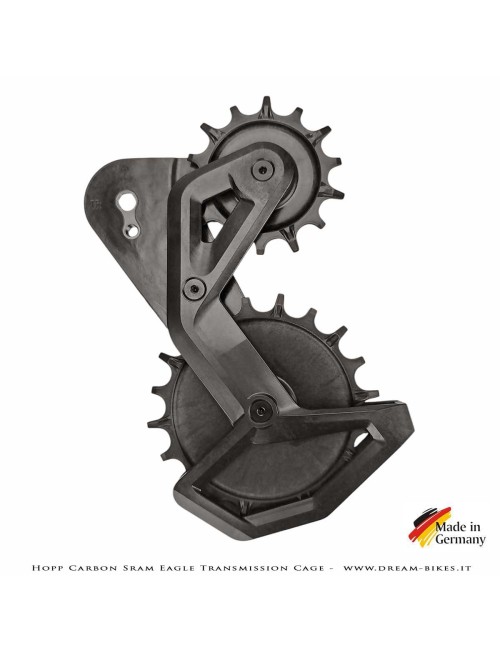 Hopp Carbon Parts Gabbia Oversize Per Cambi Posteriori Sram Eagle Transmission AXS e Sram XPLR AXS 13s - 69 gr.