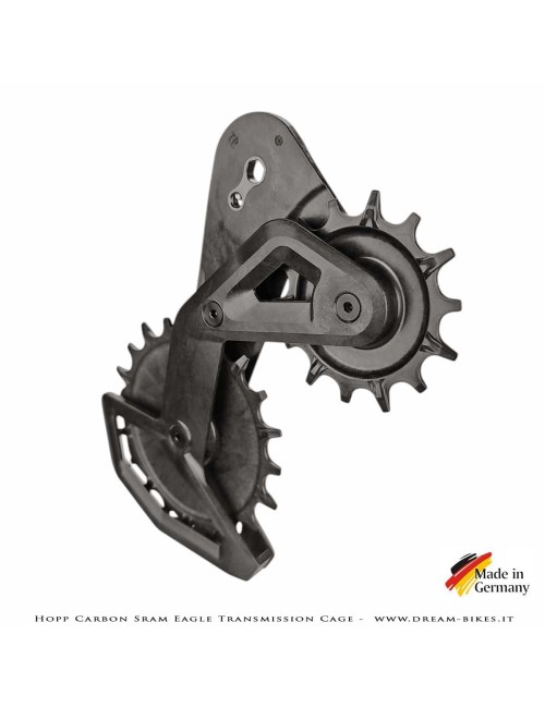 Hopp Carbon Parts Oversized Rear Derailleur Cage for Sram Eagle Transmission AXS and Sram XPLR AXS 13s Rear Derailleurs - 69 gr.