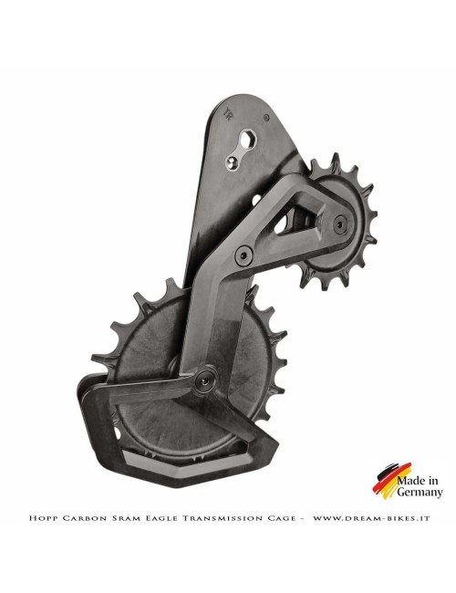 Hopp Carbon Parts Oversized Rear Derailleur Cage for Sram Eagle Transmission AXS and Sram XPLR AXS 13s Rear Derailleurs - 69 gr.