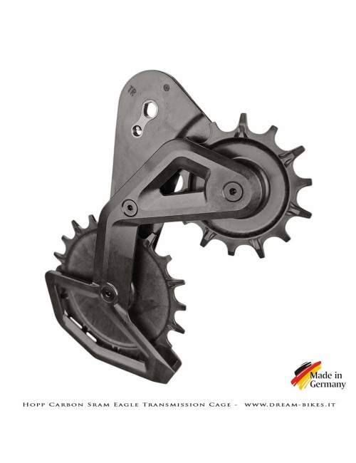 Hopp Carbon Parts Gabbia Oversize Per Cambi Posteriori Sram Eagle Transmission AXS e Sram XPLR AXS 13s - 69 gr.