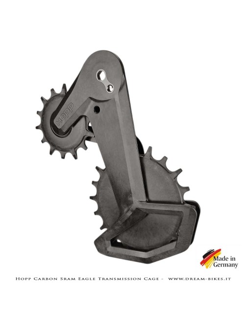 Hopp Carbon Parts Oversized Rear Derailleur Cage for Sram Eagle Transmission AXS and Sram XPLR AXS 13s Rear Derailleurs - 69 gr.