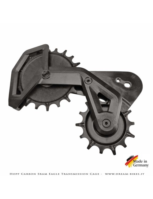 Hopp Carbon Parts Oversized Rear Derailleur Cage for Sram Eagle Transmission AXS and Sram XPLR AXS 13s Rear Derailleurs - 69 gr.