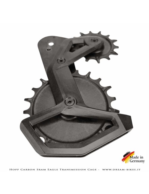 Hopp Carbon Parts Oversized Rear Derailleur Cage for Sram Eagle Transmission AXS and Sram XPLR AXS 13s Rear Derailleurs - 69 gr.