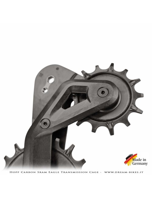 Hopp Carbon Parts Gabbia Oversize Per Cambi Posteriori Sram Eagle Transmission AXS e Sram XPLR AXS 13s - 69 gr.
