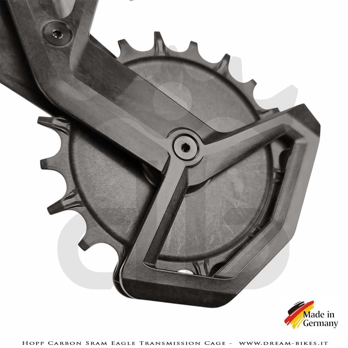 Hopp Carbon Parts Gabbia Oversize Per Cambi Posteriori Sram Eagle Transmission AXS e Sram XPLR AXS 13s - 69 gr.