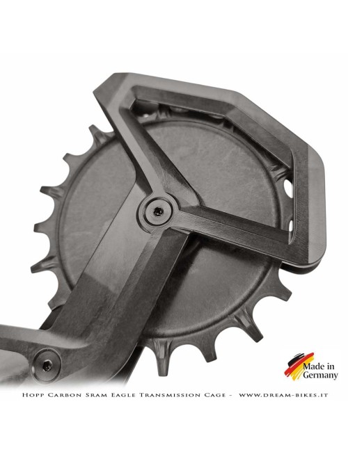 Hopp Carbon Parts Gabbia Oversize Per Cambi Posteriori Sram Eagle Transmission AXS e Sram XPLR AXS 13s - 69 gr.
