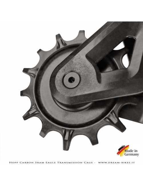 Hopp Carbon Parts Oversized Rear Derailleur Cage for Sram Eagle Transmission AXS and Sram XPLR AXS 13s Rear Derailleurs - 69 gr.