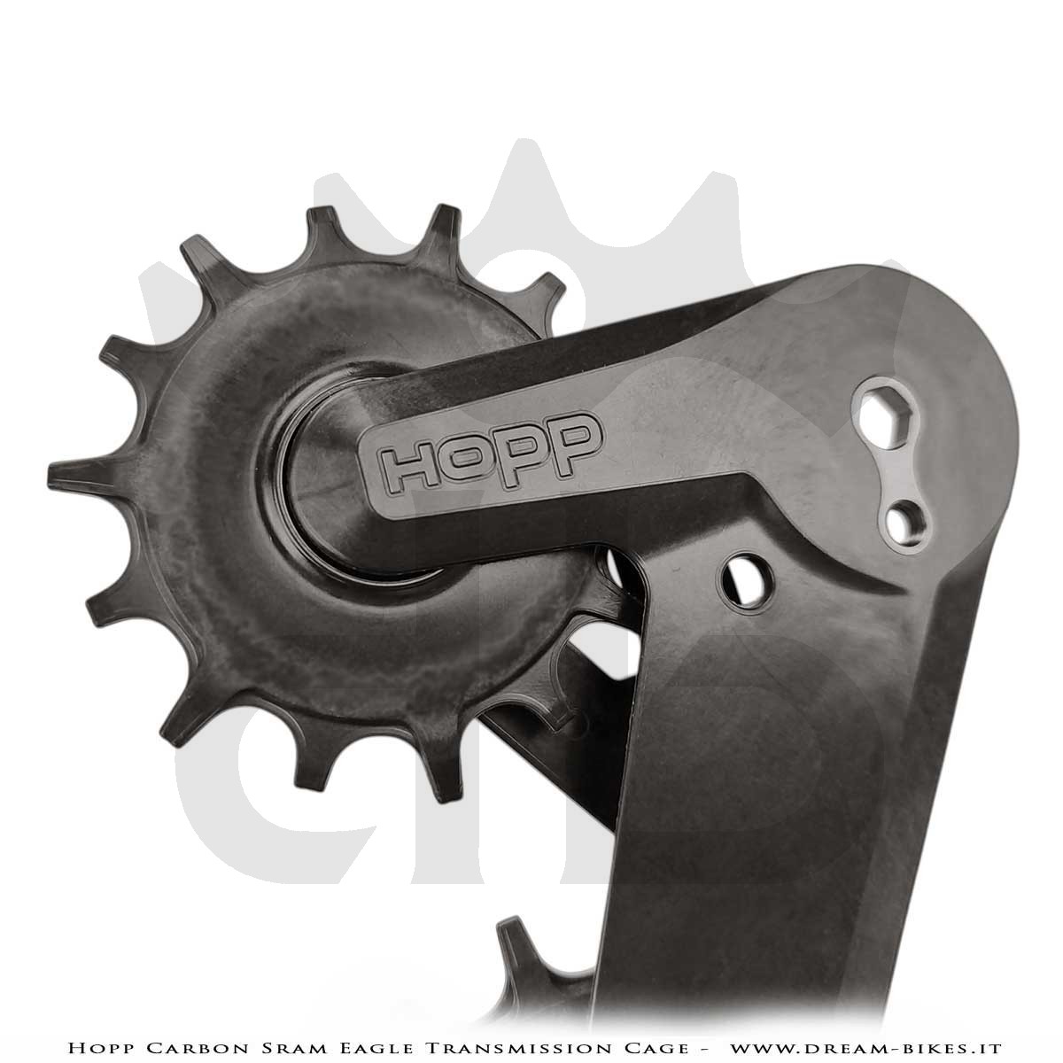 Hopp Carbon Parts Gabbia Oversize Per Cambi Posteriori Sram Eagle Transmission AXS e Sram XPLR AXS 13s - 69 gr.