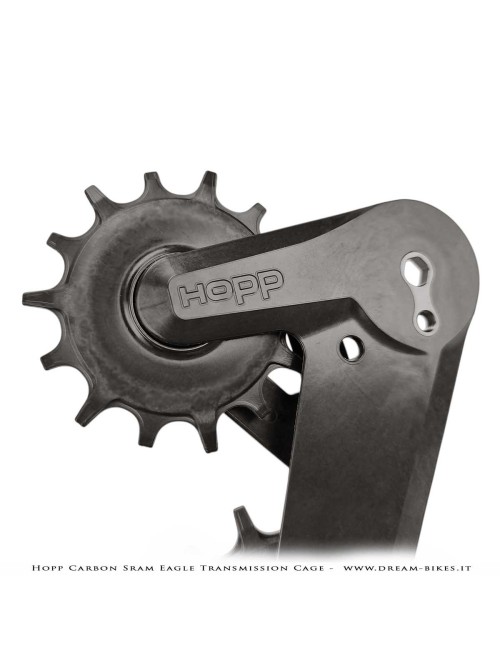 Hopp Carbon Parts Oversized Rear Derailleur Cage for Sram Eagle Transmission AXS and Sram XPLR AXS 13s Rear Derailleurs - 69 gr.