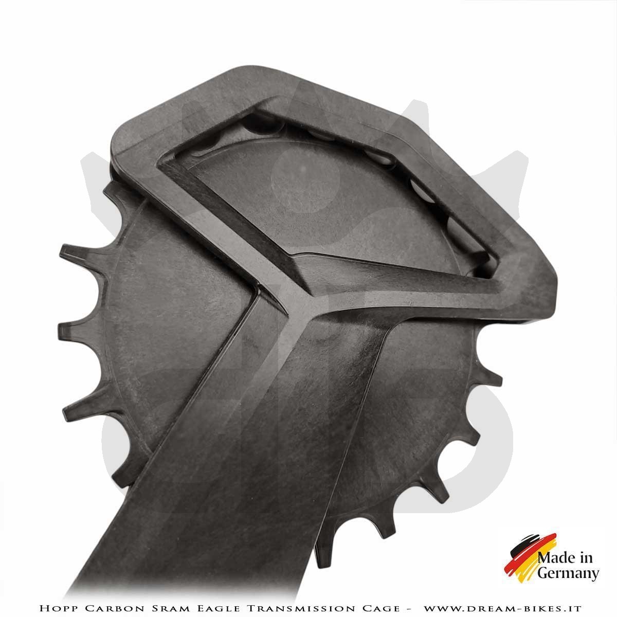 Hopp Carbon Parts Gabbia Oversize Per Cambi Posteriori Sram Eagle Transmission AXS e Sram XPLR AXS 13s - 69 gr.